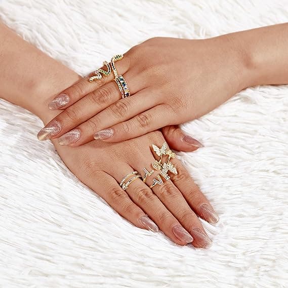 Ringe - Vintage Wrap Stacking Statement Ringe med Fineste Kubiske Z