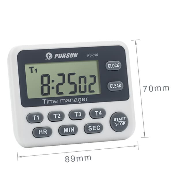 Kjøkkenur, digital timer, magnetisk kjøkkenur, timer med
