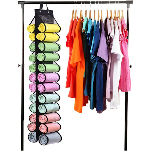 Leggings opbevaringspose organizer bøjle rummer 24 stykker leggings eller