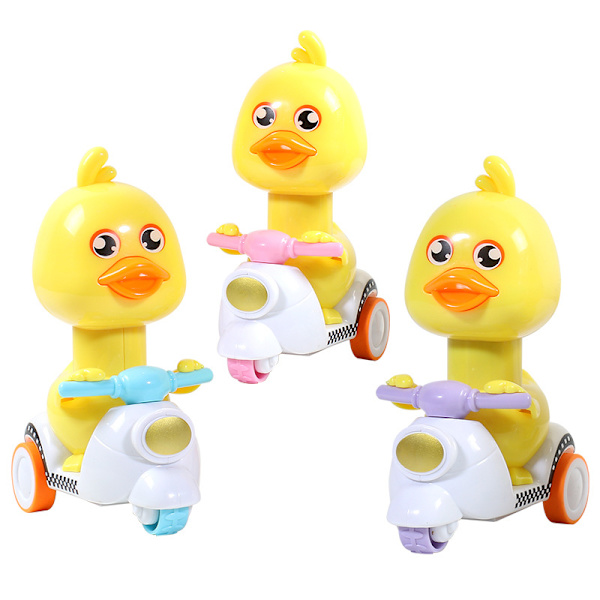 3 kpl sarjakuva leluautoa Paina ja mene Jingle Swing Duck Cars Frictio
