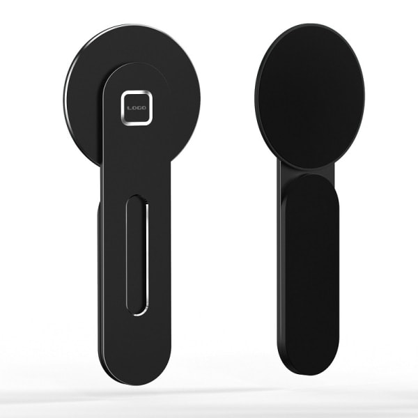 Egnet for Tesla biltelefonholder, svart aluminium magnetisk skrue