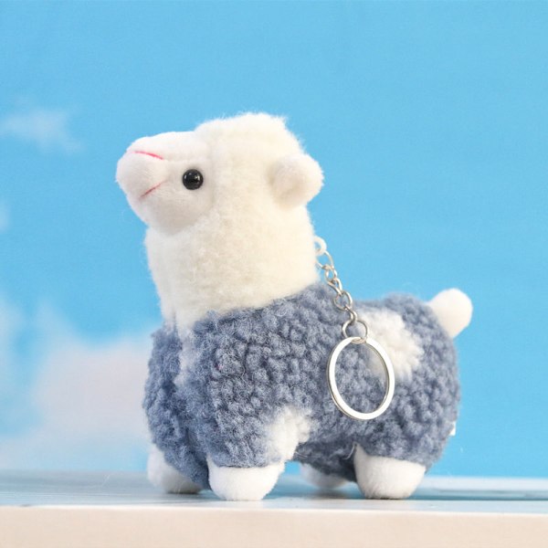 4 stk Mini Lama Plysj Fylte Dyr Alpaca Dyr Fylt