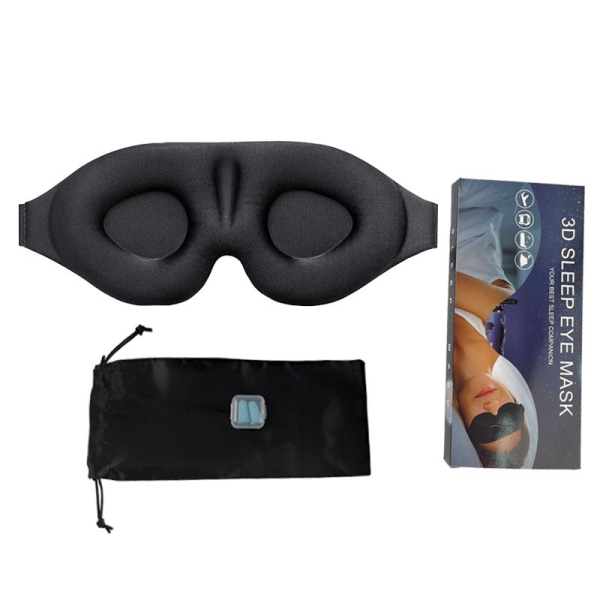 Sömnmask för kvinnor män, ögonmask Sovning av 3D-ljusblockering
