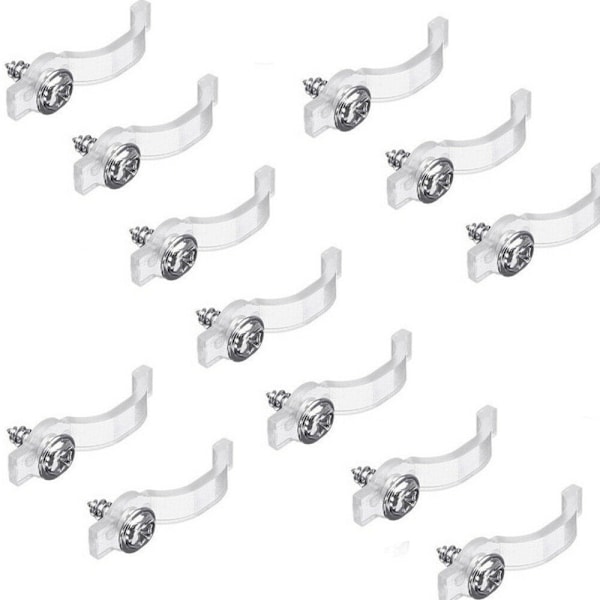 100 stk. fastgørelsesklips til LED-strimler, connector LED fastgørelsesklips lys