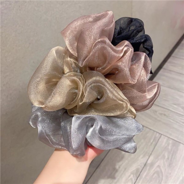 Hår Scrunchies til piger, Hestehaleholdere, Scrunchy Hårbånd f