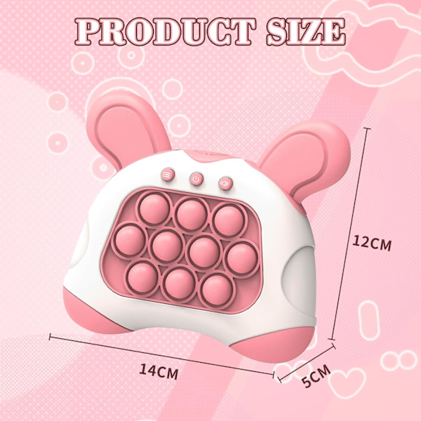 1PC Pink Portable Decompression Game, Electronic Fidget Game, Puz