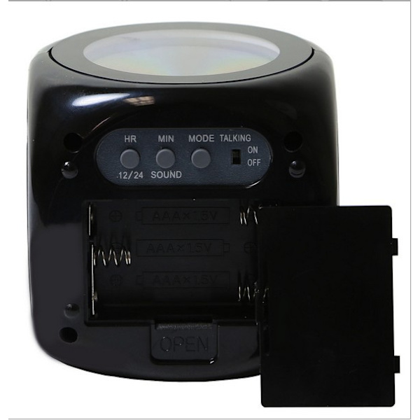 Vækkeur Multifunktion Digital Lcd Stemme Talking Led Projekti