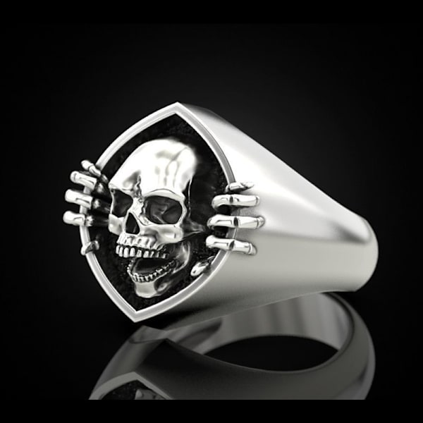 Dødningehoved Ring Vintage Mænds Fingerring Geometrisk Ring Smykker Kvinder