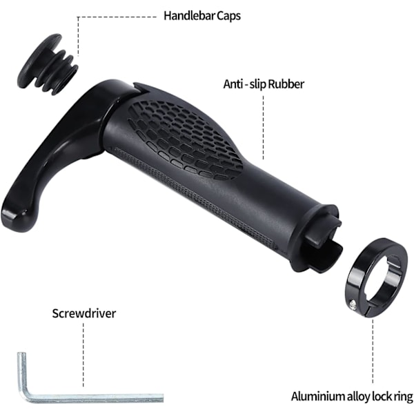 Sykkelstyrehåndtak, Ergonomiske sykkelhåndtak MTB styrehåndtak