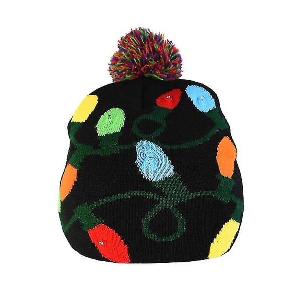 Knitted Hats With Led Lights Christmas Hat For Christmas Dress Up