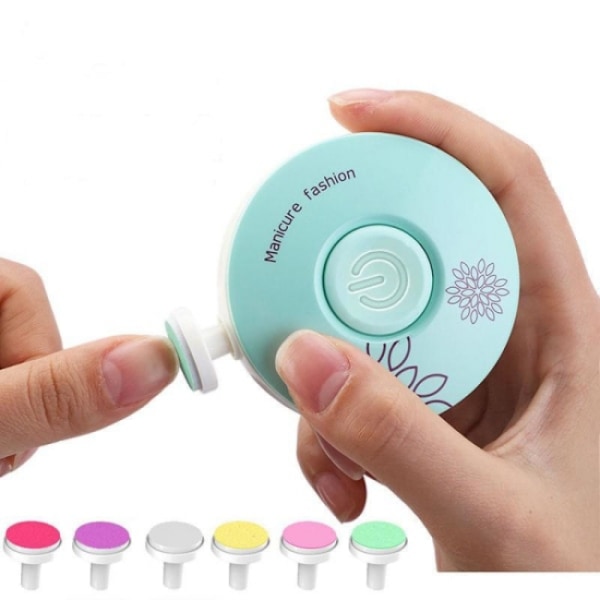 Nagelfil för Baby - Elektrisk - Fil för Naglar flerfärgad