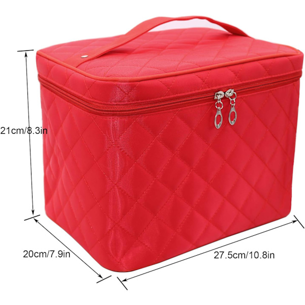 Sminkeveske, Stor Størrelse Dame Toalettveske, Organizer Bag, Porta