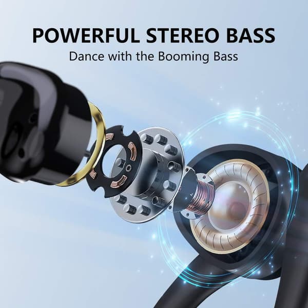 Bluetooth 5.1 ørepropper, Andfive trådløse sportsørepropper stereo B