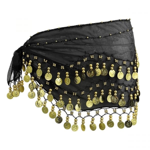 1pc Belly Dance Hip Shawl Waist Chain Skirt Chiffon Belly Dance H