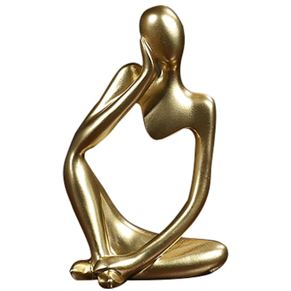 Resin Thinker Style Abstrakt Skulptur Staty Samlarobjekt Figur