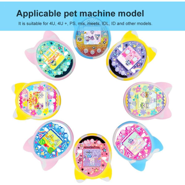 Pet Game Console Case Cover för Tamagotchi Cartoon Electronic Pet