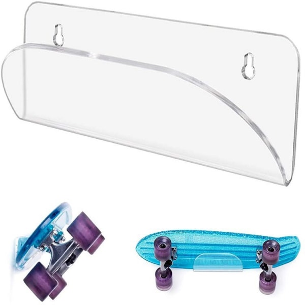 Skateboard Väggfäste, Longboard Osynlig Klar Hanger Display R
