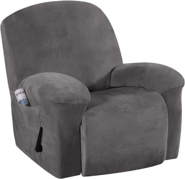 Recliner-tuolin pehmuste sametti 1-osainen Recliner-tuolin peitteet Lar