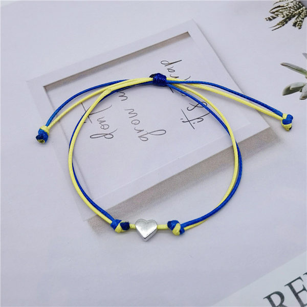 Damearmbånd, Håndlavet Reb Flet Armbånd, Justerbar Armbånd