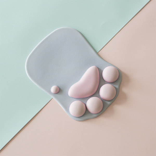 Musemåtte med håndledsstøtte, ergonomisk musemåtte, Kawaii musemåtte,