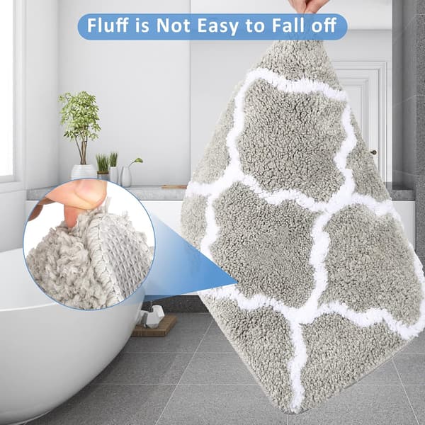 Badrumsmatta, Halksäker Badmatta, Lång Fluffig Mikrofiber Ner Är S