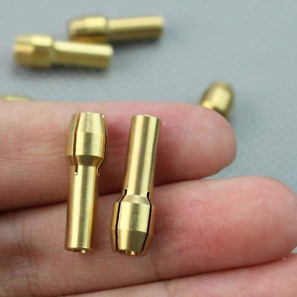 10 st 4,8 mm borrchuck i mässing, chuckstång i mässing, precisionschuck i mässing