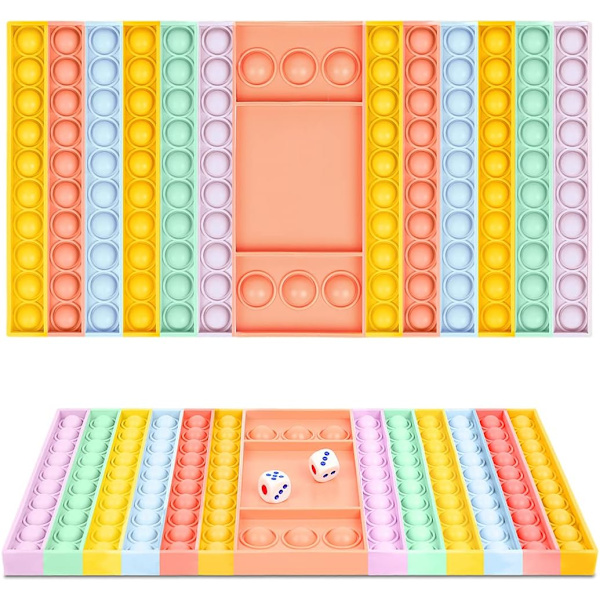Billiga tuggummi push, flerfärgad kompressionsbeständig silikon