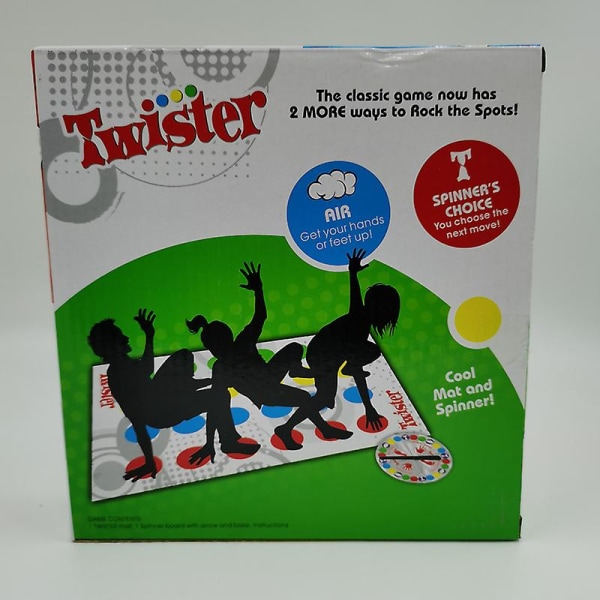 Twister Game Klassisk holdbrætspilstæppe til børn og voksne