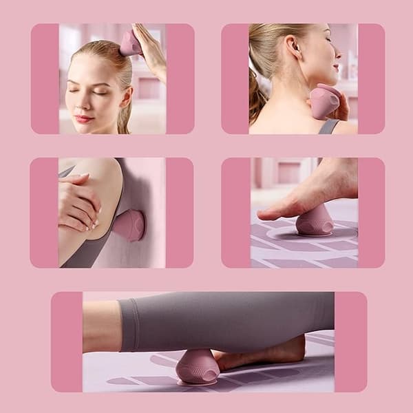 Monterbare manuelle massagebolde - sugekop triggerpunkt massage