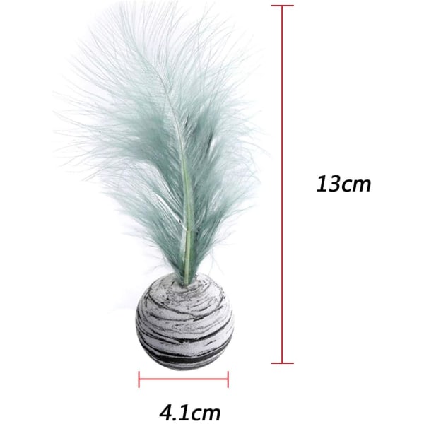 Stjernetekstur Ball EVA Skumball, Interaktiv Tyggeleke med Fjær