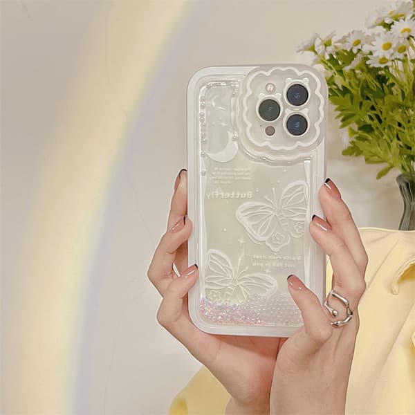 Kompatibel med iPhone 13 Pro Max deksel, TPU støtsikker dameklær