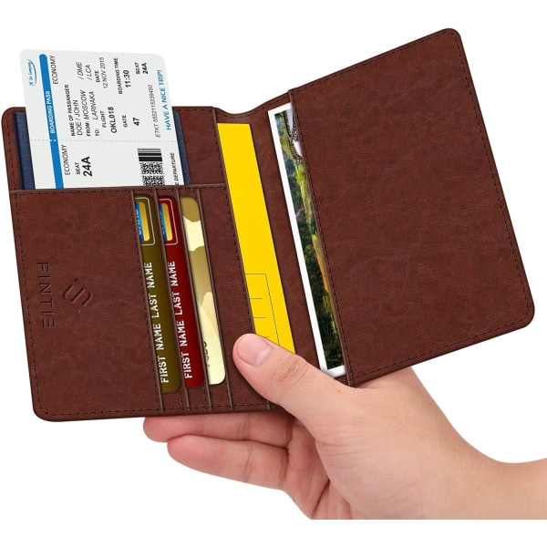 Pasholder - rejsebeskyttelsesdæksel til pas, boarding