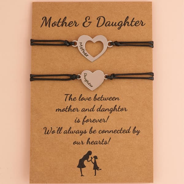 Moder Dotter Armband Set Mors Dag Smycken Present Dotter M
