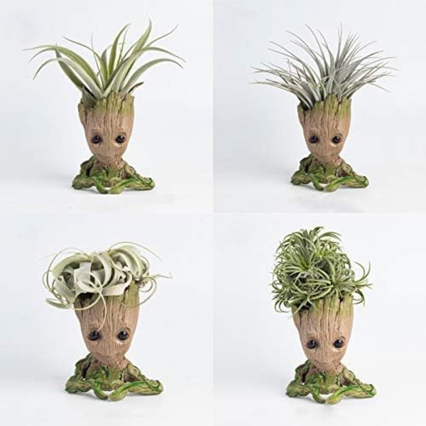 Blomkruka Treeman Baby Succulent Planter Söt Grön Växtkruka