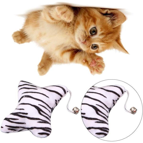 6PCS Catnip Plyschleksak, Kattleksak med Interaktiv Catnip Chew Catni