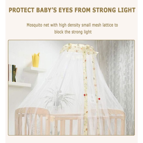 Baby Myggnett Polyester Seng Crib Baldakin Princess Newborn Mult
