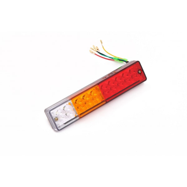 Par 12V 20LEDs Rektangulær Tilhenger Baklys Vanntett Bak Si