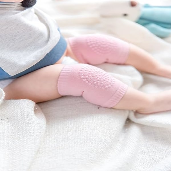 Baby kravlende anti-skrid knæ, unisex knæpuder til småbørn 5 par
