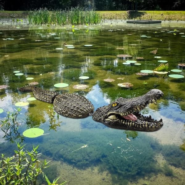 Tredelad prydnad krokodil simuleringsdjurvärldsmodell, Ga