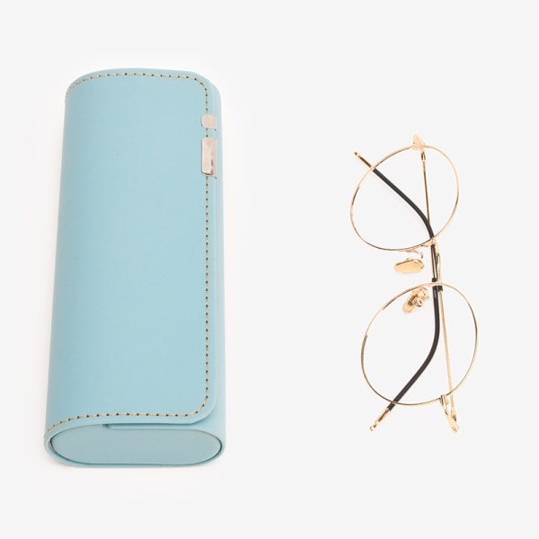 PU Leathe Eyeglass Case Hard Shell,Portable Sunglasses, Eyeglasse