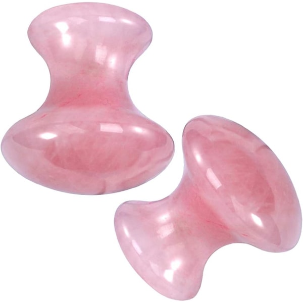 Gua Sha Facial Tools, Jade Roller Guasha Massage Rose Quartz Mush