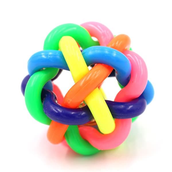 Naturlig gummibold, diameter 7 cm