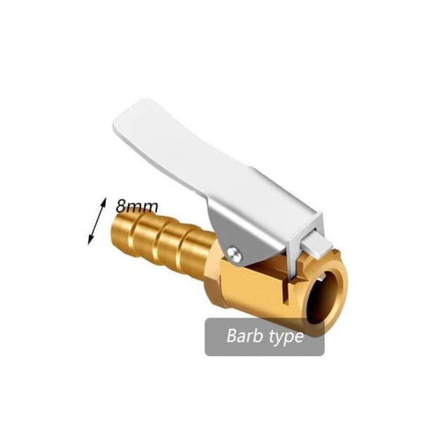 Stykker Messing Inflator Dysespids, Luftpumpe Klips, Inflator Ventil Stik