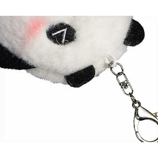 Plys Panda Nøglering Udstoppede Dyr Dukke Ornamenter Sødt vedhæng P