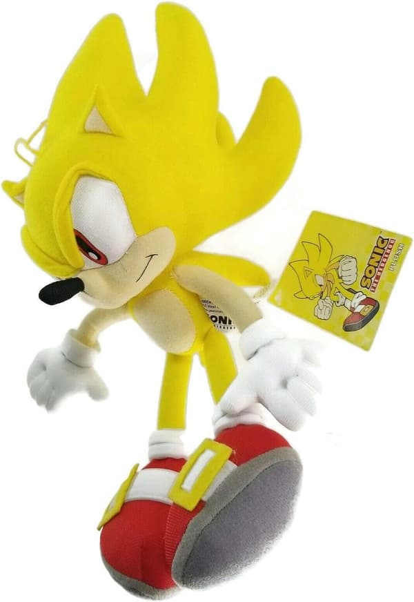 Sonic The Hedgehog Great Eastern GE-8958 Pehmolelu - Super Sonic, 12\"