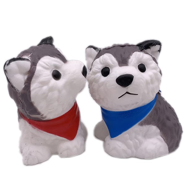 2 stk. Squishies Hund Squishy Duftende Squeeze Legetøj Stress Relief Squ