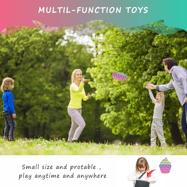 Push and Pop Bubble Sensory Fidget Toy, Squeeze Sensory Toys, Sil