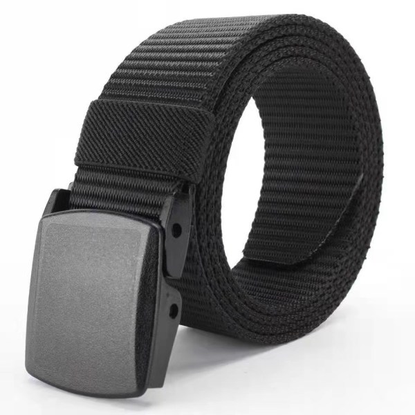 1 Pack Nylon Canvas Bälte Män Kvinnor Pendlare All-match Automatisk B