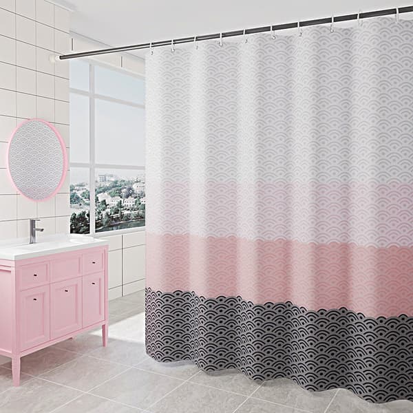 WiFi Flower Dusjforheng Tykk Vanntette Polyester Stoff