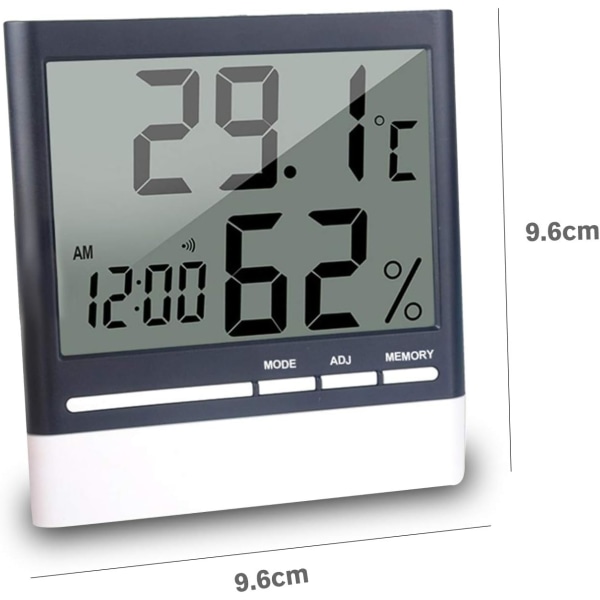 Digital inomhushygrometertermometer Mini inomhustermometer Enl